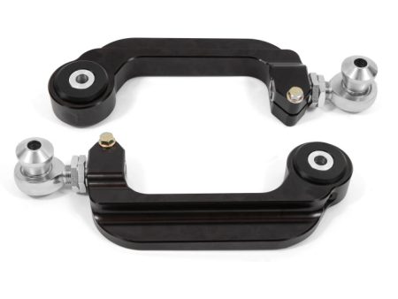 BMR 15-21 S550 Mustang Billet Aluminum Camber Links Adjustable (Delrin Rod ends) - Black Anodized Sale