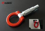 Cusco 2013+ Honda Fit M22 x 2.5mm Front Red Steel Folding-Type Tow Hook Sale