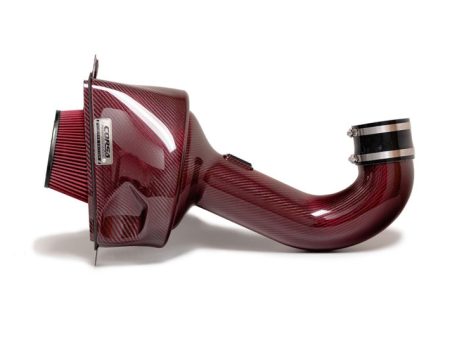 Corsa 2014-19 Chevrolet Corvette C7 6.2L V8 Red Carbon Fiber Air Intake (Does Not Fit Z06 ZR1) For Sale