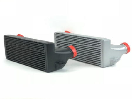 CSF 04-13 BMW 335i xi (E90 E91 E92 E93) High Performance Stepped Core Bar Plate Intercooler - Black Sale