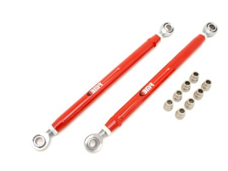 BMR 05-14 S197 Mustang Double Adj. Lower Control Arms w  Heavy Duty Rod Ends - Red Online