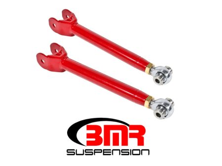 BMR 16-17 6th Gen Camaro Lower Trailing Arms w  Single Adj. Rod Ends - Red on Sale