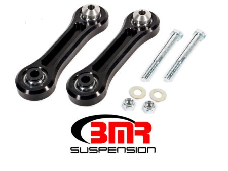 BMR 15-17 S550 Mustang Rear Lower Control Arms Vertical Link w  Spherical Bearings - Black Online Hot Sale