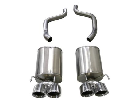 Corsa 2005-2007 Chevrolet Corvette (C6) 6.0L 6.2L Polished Xtreme Axle-Back Exhaust w 4.5in Tips Online