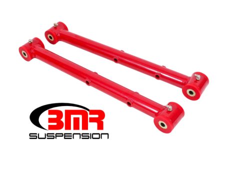 BMR 78-87 G-Body Non-Adj. Lower Control Arms (Polyurethane) - Red Online Hot Sale