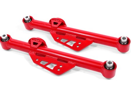 BMR 99-04 Mustang Non-Adj. Lower Control Arms w  Spherical Bearings - Red Cheap