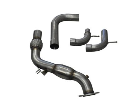 Corsa 2015-2022 Ford Mustang 3in Downpipe with 200 Cell Catalytic Converter For Discount