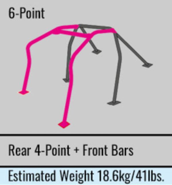 Cusco Roll Cage 6 Points Around Dash 2016+ Mazda Miata (ND5RC) - Chromoly (S O   No Cancel) For Discount