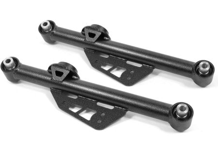 BMR 99-04 Mustang Non-Adj. Lower Control Arms w  Spherical Bearings - Black Hammertone on Sale