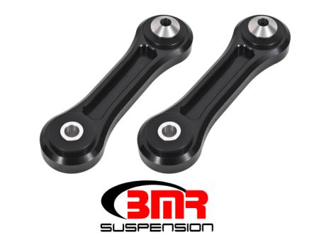 BMR 15-17 S550 Mustang Rear Lower Control Arms Vertical Link (Delrin) - Black on Sale