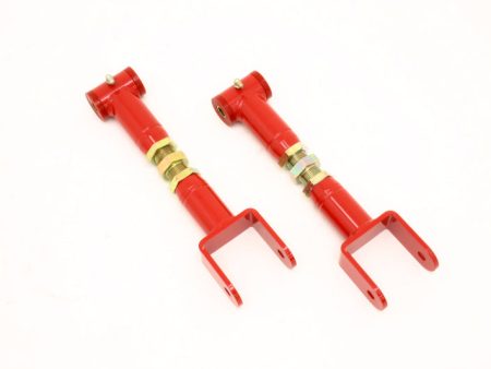 BMR 91-96 B-Body Upper Control Arms On-Car Adj. Extended Length (Polyurethane) - Red For Discount