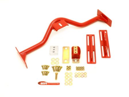 BMR 67-69 1st Gen F-Body Transmission Conversion Crossmember TH350 Powerglide 700R4 4L60E - Red Supply