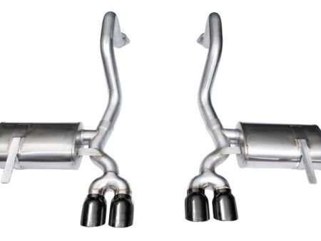 Corsa 1997-2004 Chevrolet Corvette C5 Z06 5.7L V8 Xtreme Axle-Back Exhaust w  Black Tips Online