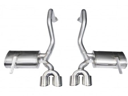 Corsa 1997-2004 Chevrolet Corvette C5 Z06 5.7L V8 Polished Xtreme Axle-Back Exhaust Supply