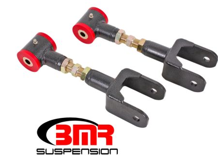 BMR 79-04 Fox Mustang Upper Control Arms On-Car Adj. (Polyurethane) - Black Hammertone Sale