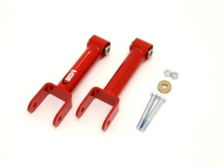 BMR 79-04 Fox Mustang Upper Control Arms Non-Adj. w  Spherical Bearings - Red For Sale