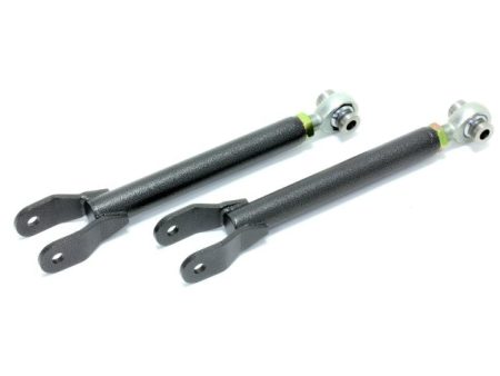 BMR 10-15 5th Gen Camaro Trailing Arms Rear w  Single Adj. Rod Ends - Black Hammertone Hot on Sale