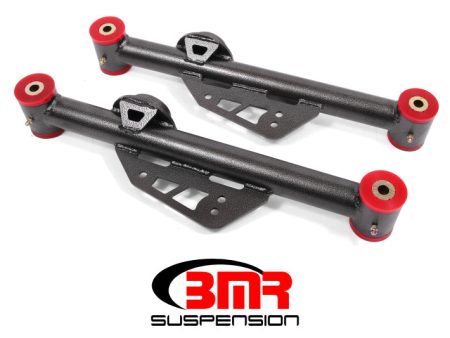 BMR 79-98 Fox Mustang Non-Adj. Lower Control Arms (Polyurethane) - Black Hammertone Online Sale