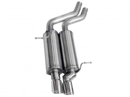 Corsa 2001-2006 BMW 325i ci Convertible E46 Polished Sport Axle-Back Exhaust For Cheap