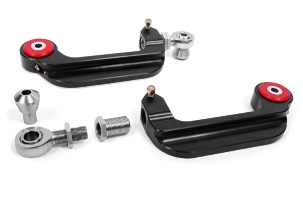 BMR 15-18 S550 Mustang Billet Aluminum Camber Links Adjustable (Poly Rod ends) - Black Anodized Discount