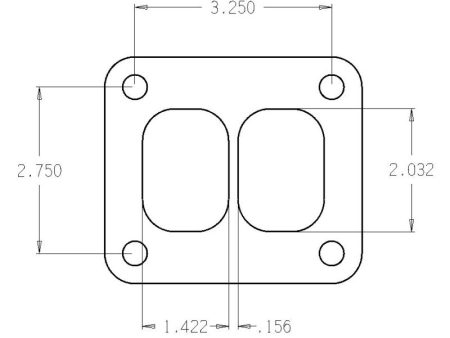 Cometic Turbo FLG T-Series Exhaust Inlet .010in Exhaust Gasket Hot on Sale