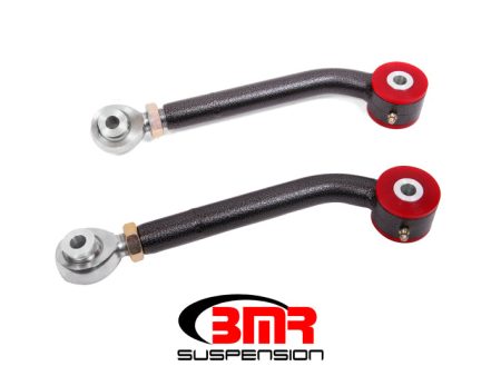 BMR 08-17 Challenger Upper Trailing Arms w  Single Adj. Poly Rod Ends - Black Hammertone For Sale