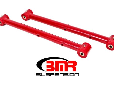 BMR 64-72 A-Body Non-Adj. Lower Control Arms (Polyurethane) - Red For Cheap