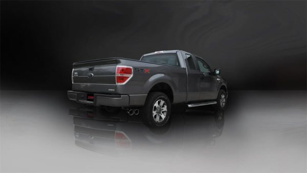 Corsa 2011-2014 Ford F-150 3.5L V6 5.0L V8 144.5in Wheelbase 3in Resonator Delete Kit For Sale