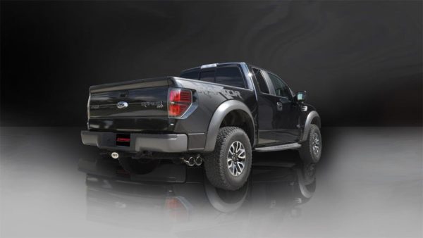 Corsa 2011-14 Ford F-150 Raptor 6.2L V8 144in Wheelbase Xtreme Cat-Back Resonator Delete Kit Exhaust Online now