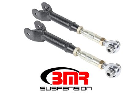 BMR 16-17 6th Gen Camaro Lower Trailing Arms w  On-Car Adj. Rod Ends - Black Hammertone For Cheap