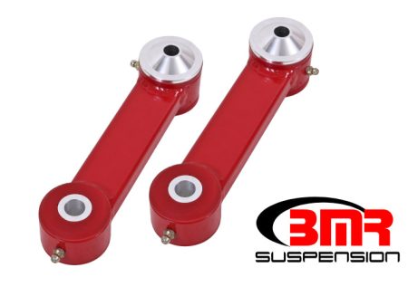 BMR 15-17 S550 Mustang Rear Lower Control Arms Vertical Link (Polyurethane) - Red For Cheap