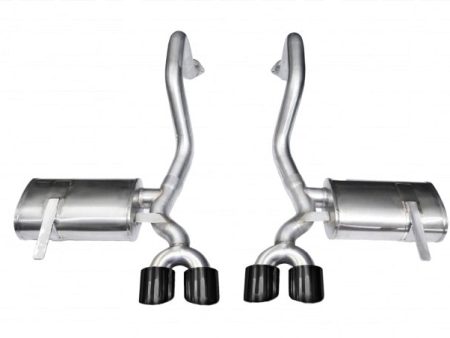 Corsa 1997-2004 Chevrolet Corvette C5 Z06 5.7L V8 Black Xtreme Axle-Back Exhaust Supply