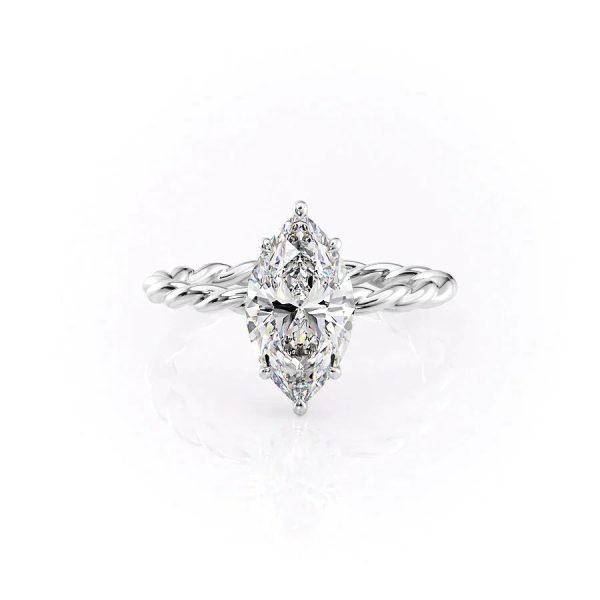 The Alice Set With A 1.5 Carat Marquise Lab Diamond For Discount