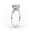 The Mia Set With A 1 Carat Elongated Cushion Lab Diamond Cheap