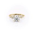 The Mia Set With A 2.5 Carat Round Lab Diamond Online Sale