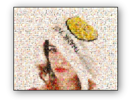 Photo Mosaic Canvas Print For Sale